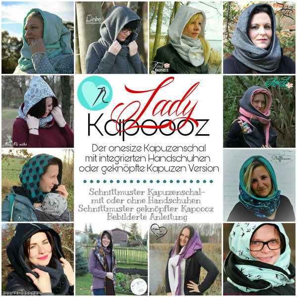 eBook - "Lady Kapoooz" - Kapuzenschal - From Heart to Needle