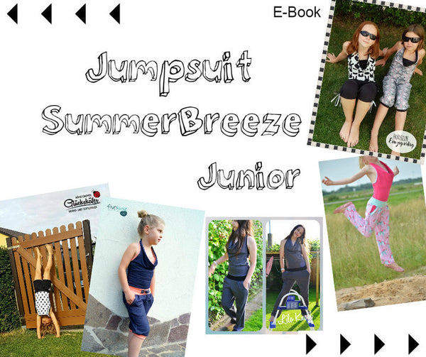 eBook - "Summer Breeze Junior" - Jumpsuit - Jumper - Nähen - Damen - Mädchen - Mamili1910