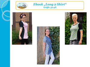 eBook - "Long 2 Shirt" - Shirt - Caro's Nähseum - Glückpunkt