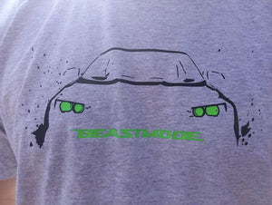 Plotterdatei - "BEAST MODE - der coole Sportwagen - Frontbild" - Daddy2Design
