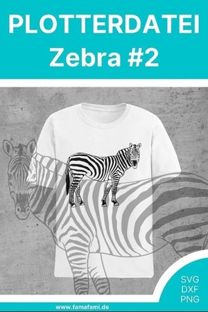Plotterdatei - "Zebra #2" - Famafami