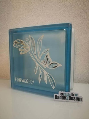 Plotterdatei - "FLOWERFLY" -  Daddy2Design