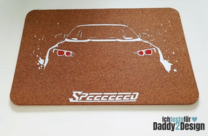 Plotterdatei - "BEAST MODE - der coole Sportwagen - Frontbild" - Daddy2Design