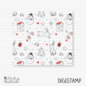 DigiStamp - "Anna (Winterkinder)" - I heart Handmade