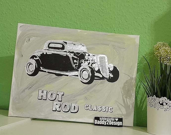 Plotterdatei - "Hot Rod Classic" - Daddy2Design