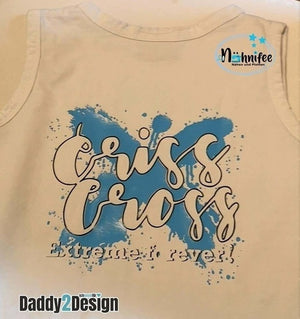 Plotterdatei - "CRISS CROSS" -  Daddy2Design