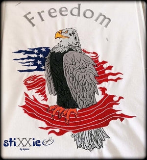 Stickdatei - "USA Adler Freedom 20x28" - Stixxie