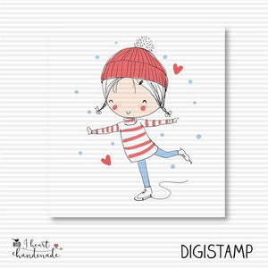 DigiStamp - "Lotta (Winterkinder)" - I heart Handmade