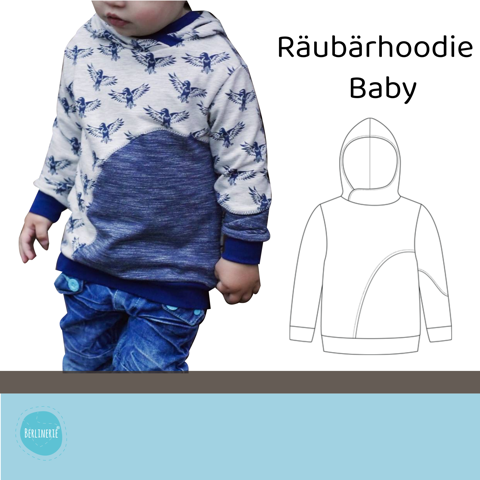 eBook - "Räubärhoodie Baby" - Pullover - Berlinerie