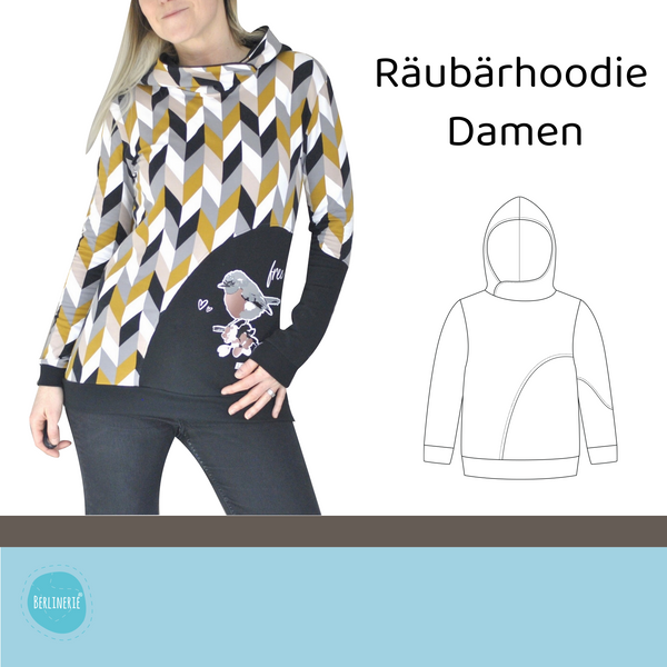 eBook - "Räubärhoodie Damen" - Pullover - Berlinerie
