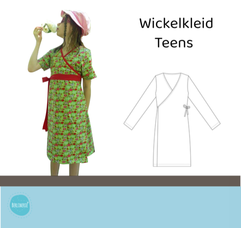 eBook - "Wickelkleid Teens" - Kleid - Berlinerie