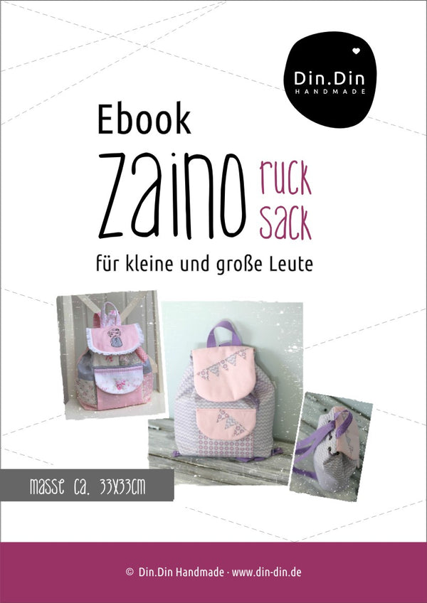 eBook - "Zaino" - Rucksack - Din Din Handmade