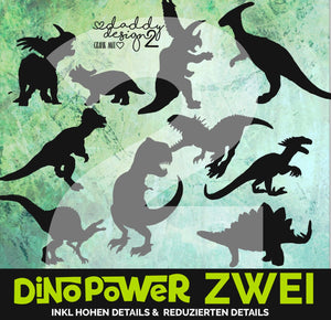 Kombi-Plotterdatei - "Dino-Megaset" - Dinosaurier - Daddy2Design