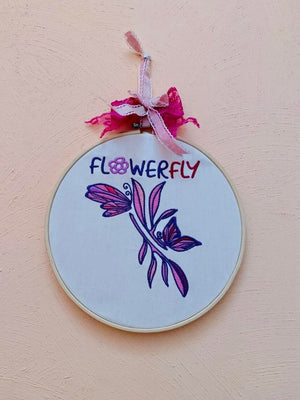 Stickdatei - "Flowerfly" - Daddy2Design