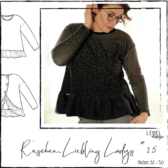 eBook - "Rüschen-Liebling Ladys #25" - Pullover/Shirt - Lemel Design