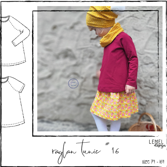 eBook - "raglan tunic #16" - english pattern - Lemel Design