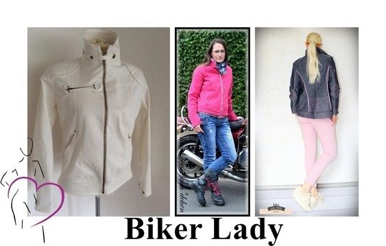 eBook - "Biker lady" - Jacke - Schnittherzchen - Glückpunkt. 