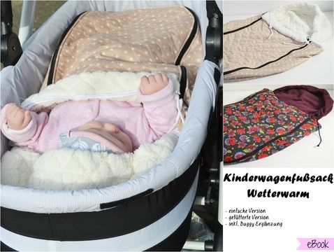 eBook - "Kinderwagenfußsack Wetterwarm" - Fräulein An - Glückpunkt.
