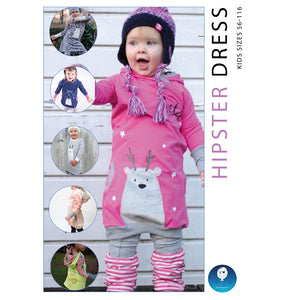 Bei diesem Angebot handelt es sich um das eBook "Hipster Dress" von NipNaps. Dieses eBook enthält eine bebilderte Schritt für Schritt-Anleitung, sowie das Schnittmuster