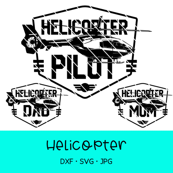 Plotterdatei - "Hubschrauber/Helikopter" - Oma Plott