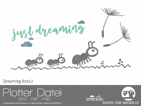 Plotterdatei - "dreaming ants #2" - Alpwind