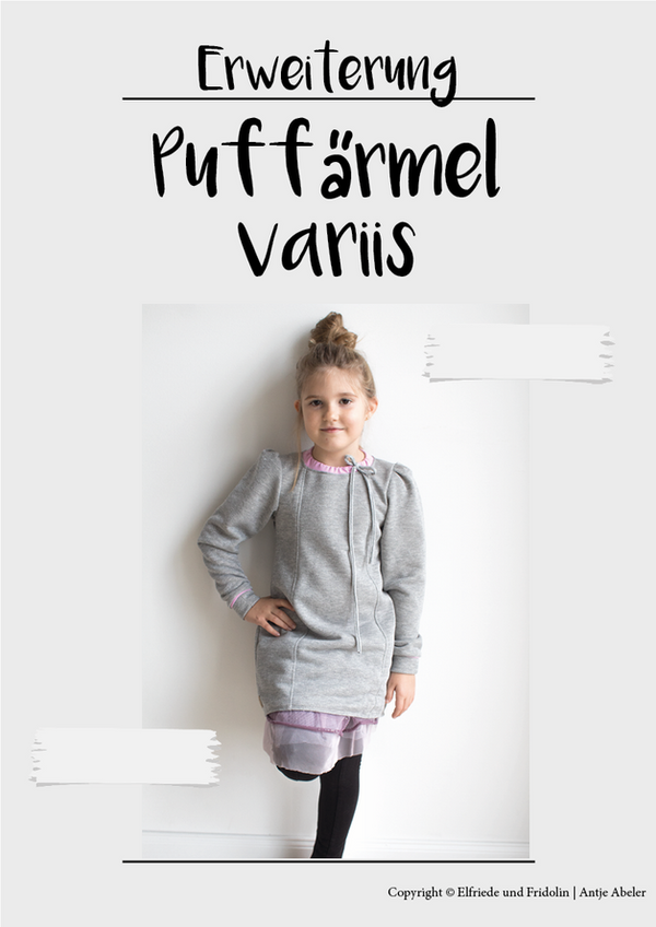 eBook Erweiterung - "Variis" - Puffärmel (134 - 176) -  Elfriede und Fridolin