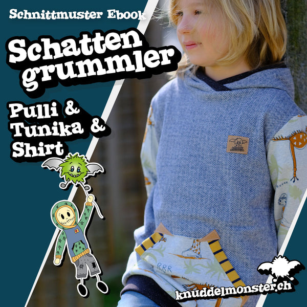eBook - "Schattengrummler - Pulli, Shirt und Tunika - Knuddelmonster