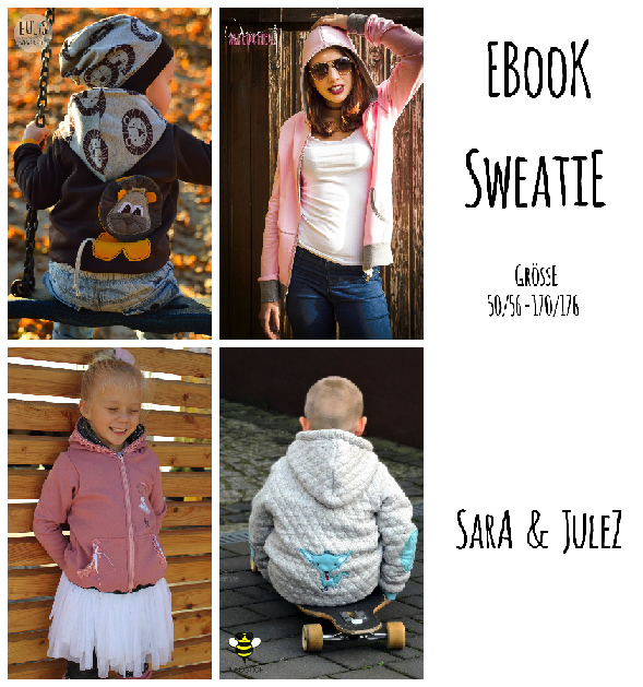 eBook - "Sweatie" - Jacke - Sara & Julez - Glückpunkt. 