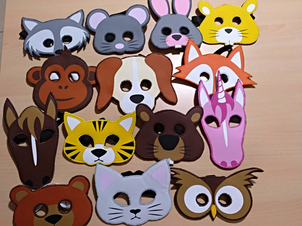 Plotterdatei - "Tiermasken für Kinder" - Oma Plott