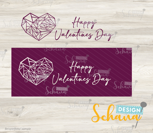 Plotterdatei - "Valentinskarte" - Schana Design