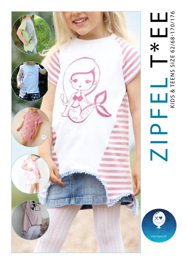 eBook - "Addon-Zipfel Kids Tee" - Shirt -  NipNaps