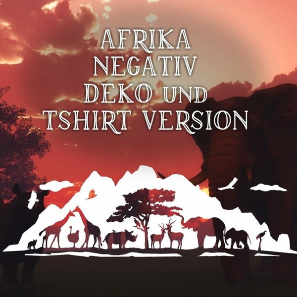 Plotterdatei - "Afrika Multiplott Negative Sonderversion " - Daddy2Design