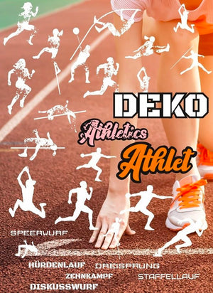 Plotterdatei "Shadow Sport - Leichtathletik Mega Deko" von Daddy2Design - Sport -  Hürden - Berlin - Olympiade - turnen - Pokal - Medaille - springen - laufen - rennen -  Schriftzug - Schrift - Plott - Plotten - Sport - Training - T-shirt - Drucken - Silhouette - Glückpunkt.