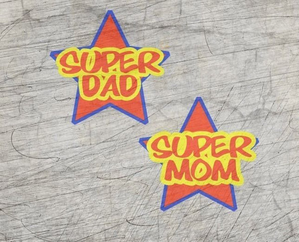 Plotterdatei - "Super Mom & Dad" - B.Style