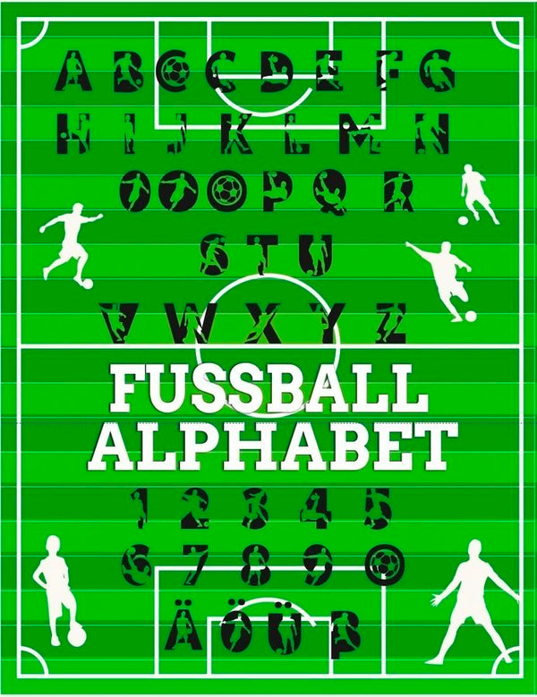 Plotterdatei - "Das große Fußball Alphabet" - Daddy2Design - Glückpunkt.
