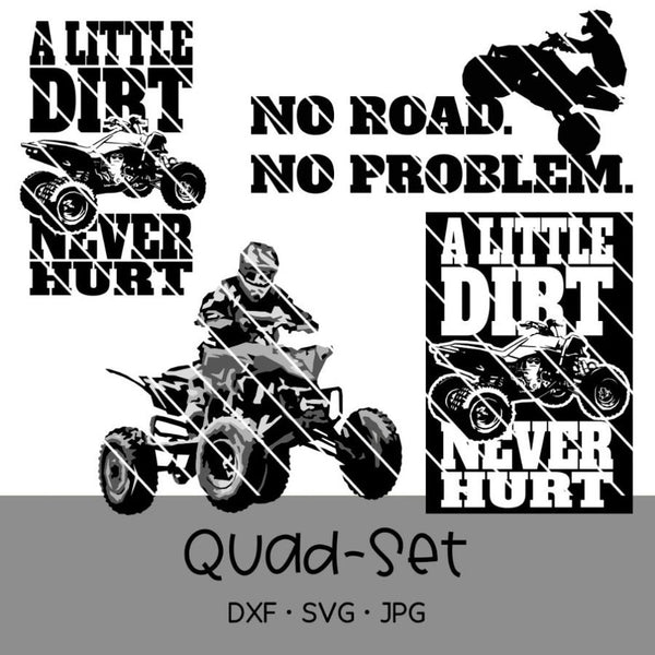 Plotterdatei - "Quad/ATV-Set" - Oma Plott