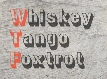 Plotterdatei - "Whiskey Tango Foxtrott" - B.Style
