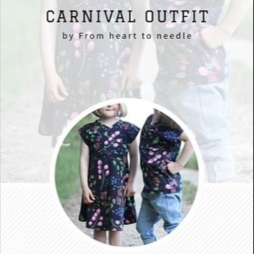 e-Book - "Carnival Outfit" - Kleid/Shirt/Hose/Leggings  - From Heart to Needle