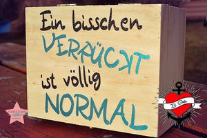 Plotterdatei - "Verrückt Normal" - B.Style